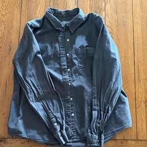 Universal Thread Charcoal Button Down Shirt